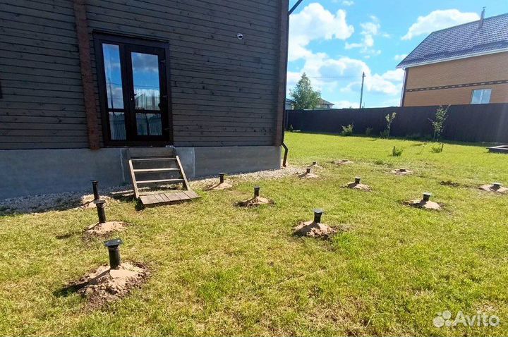 Сваи винтовые от производителя (Монтаж, доставка)