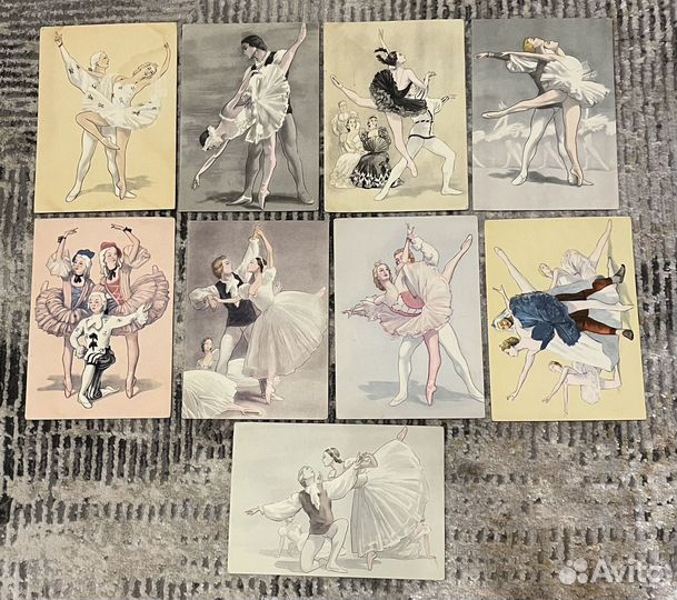 Набор открыток СССР балет 1959