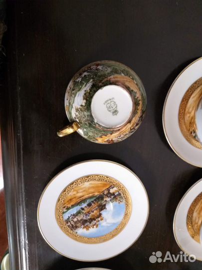 Набрр посуды Винтж Лимож Охота