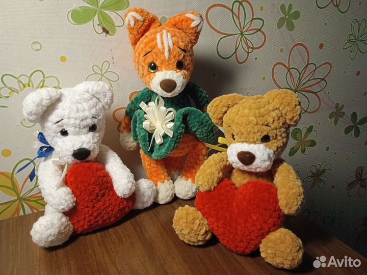 Вязанные игрушки ручной работы