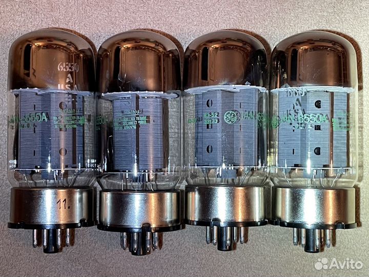 Радиолампы JAN 6550A GE