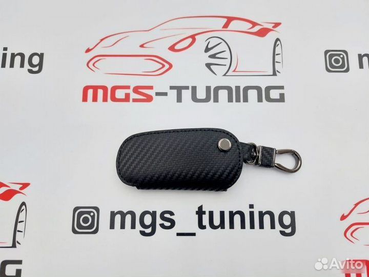 Чехол для ключа BMW черный M-Perfomance стиль 1