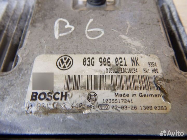 Эбу Двигателя VW Passat B6