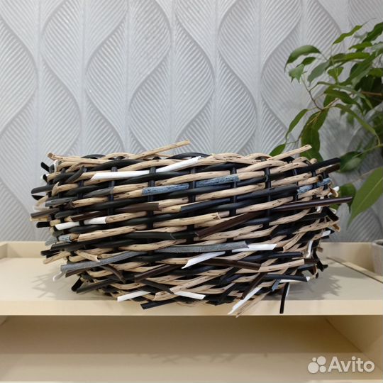 Гнездо для птиц из ротанга