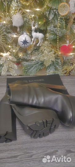 Ботильоны Jil Sander натуральная кожа 37