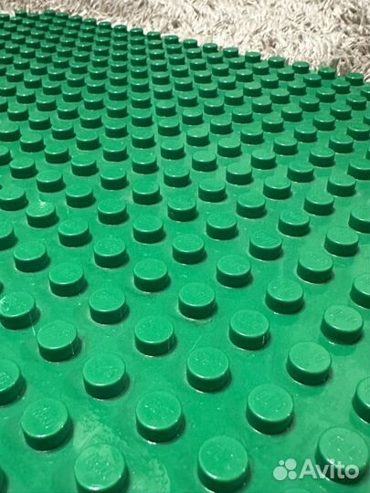Большая зелёная пластина lego duplo дупло