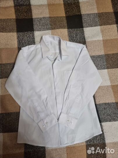 Рубашка школьная рост 134
