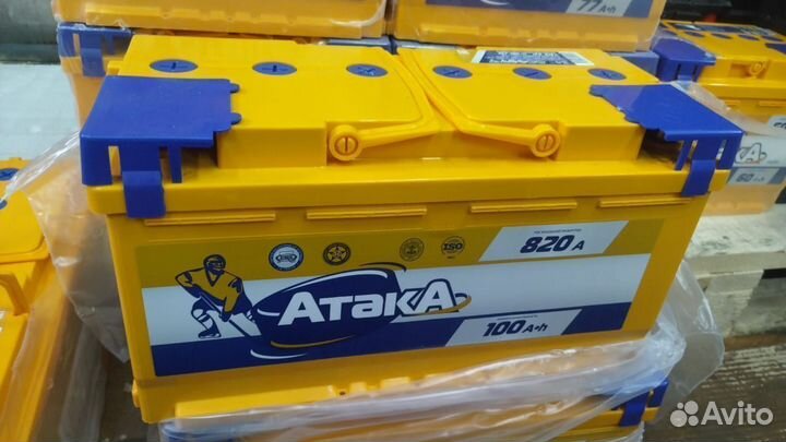 Аккумулятор на 100 Ампер 820а