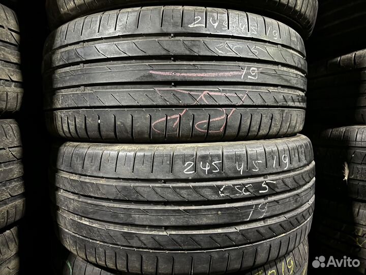 Continental ContiSportContact 5 245/45 R19 и 275/40 R19