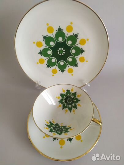 Фарфоровые чайные трио Германия