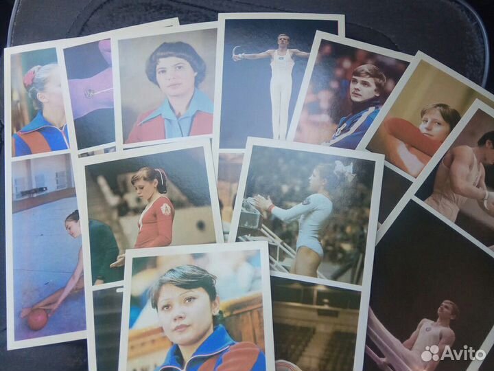 Набор открыток Гимнастика.12 шт. 1979 год. Изд-во