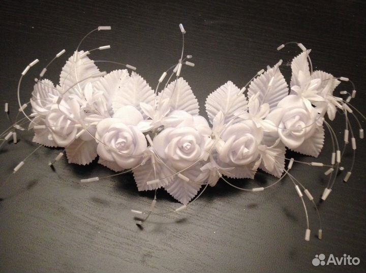 Свадебные цветочки для прически