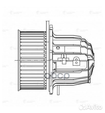 Э/вентилятор отоп. для а/м Audi A4 (10) /A5 (13