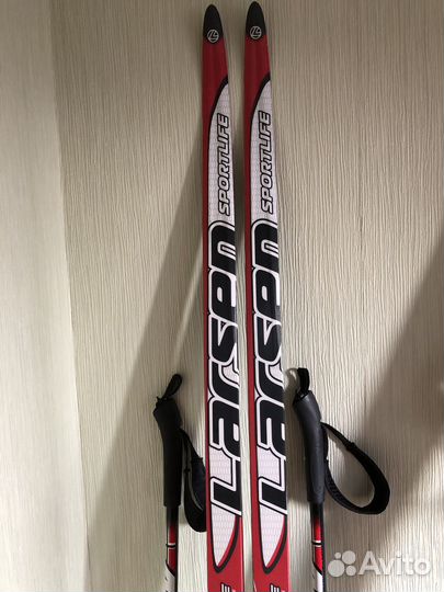 Лыжи беговые с палками