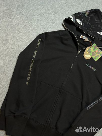 Зип худи Bape голография