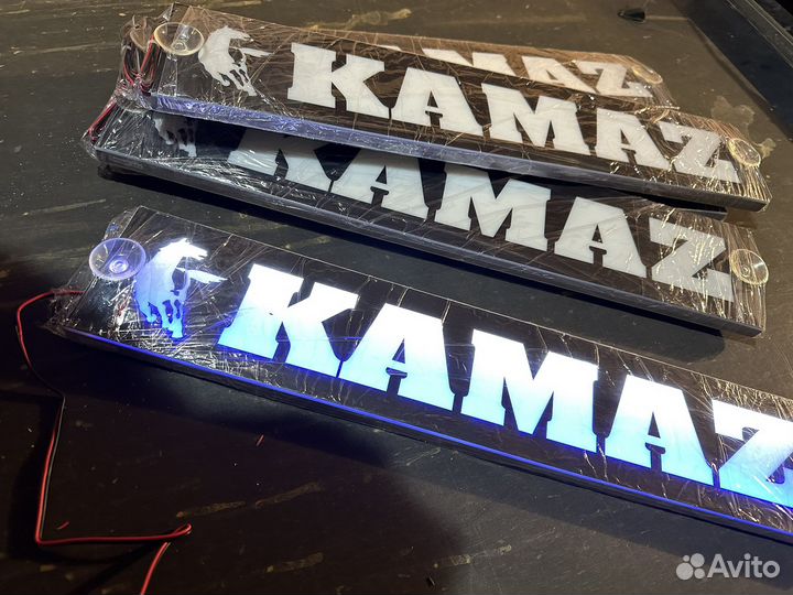 Табличка на лобовой камаз