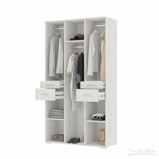 Нельсон-2 Шкаф 3-х дверный