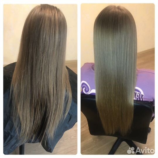 Кератиновое выпрямление волос модель