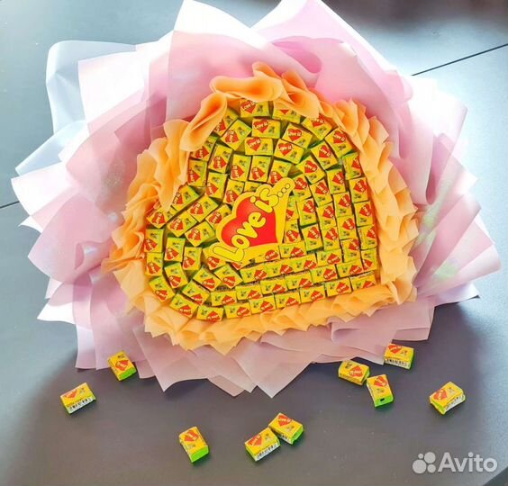 Букет сердце