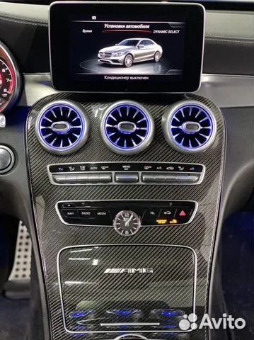 Дефлекторы с подсветкой 64 цвета для GLC W205