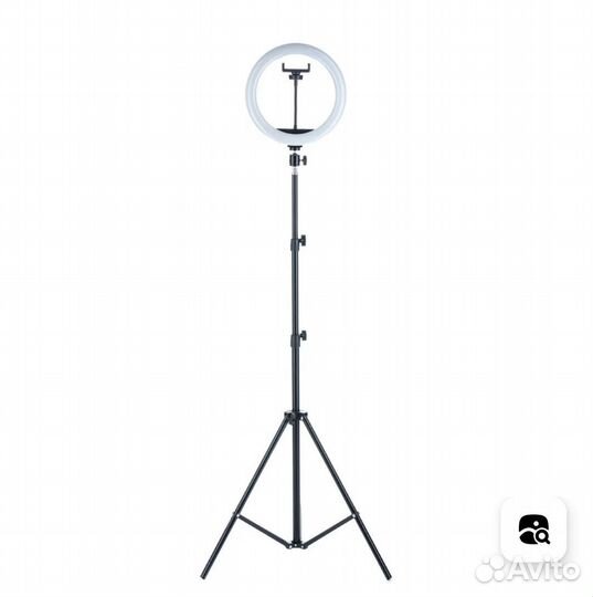 Кольцевая лампа 26см со штативом. Пульт