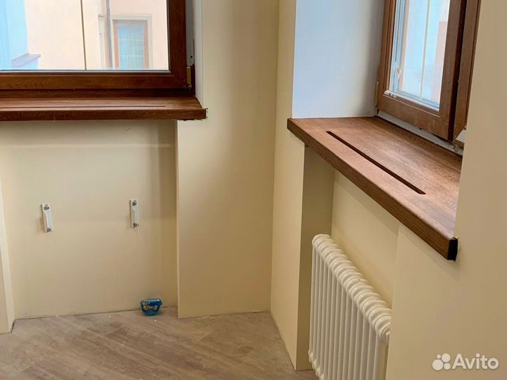 Подоконник из массива дуба