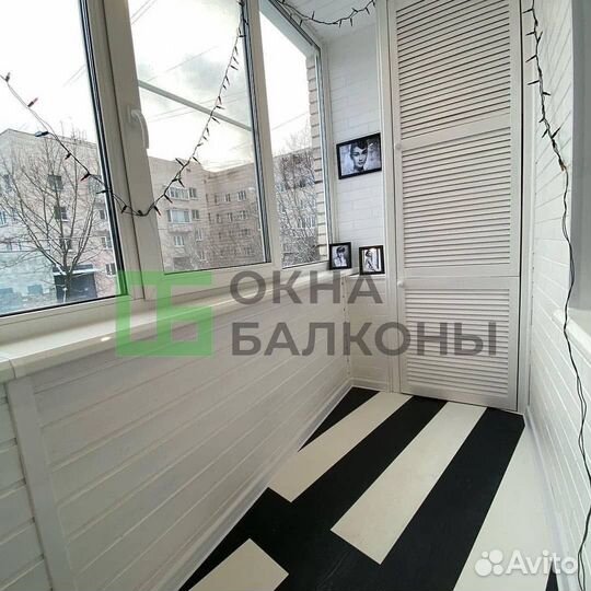 Остекление балконов в пятиэтажке