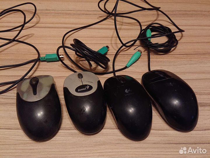 Компьютерная мышь 2 кн+колесо Logitech ps/2