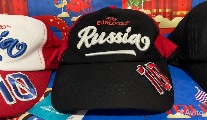 Набор кепок (3 штуки). Уефа Евро 2020