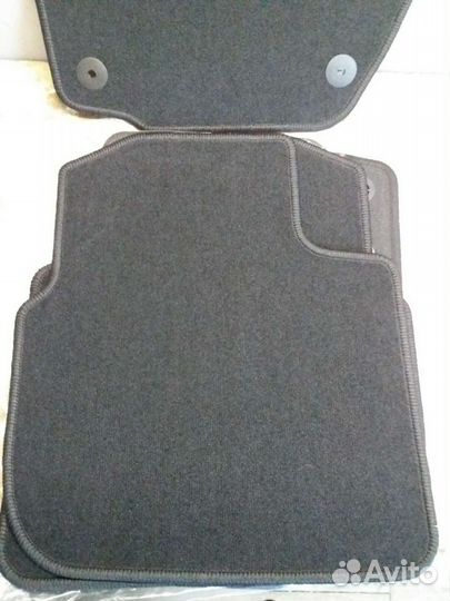 Ворсовые коврики skoda rapid, vw polo liftback