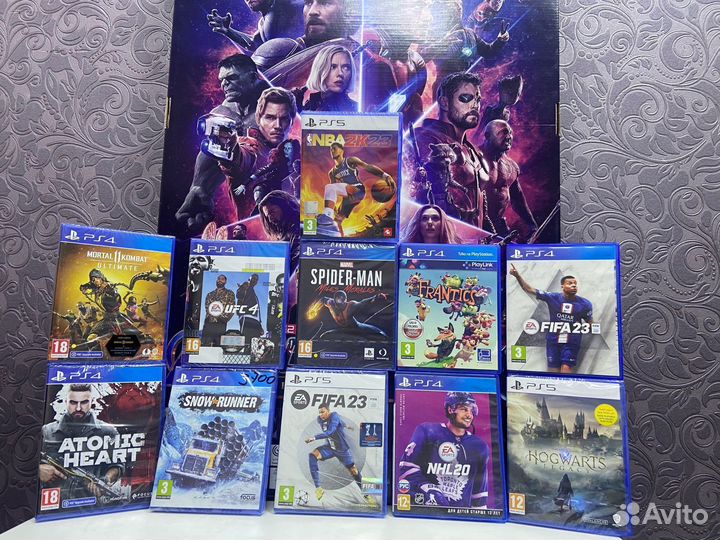 Игры для приставок ps4 ps5 новые диски в пленке