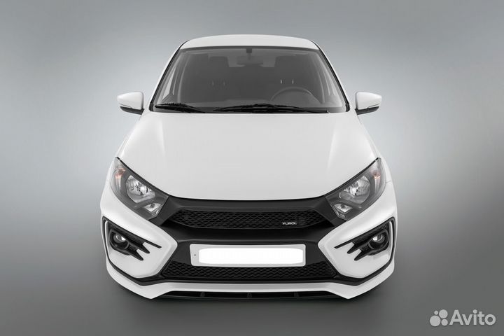 Капот LADA Granta FL белый цвет белое облако 240