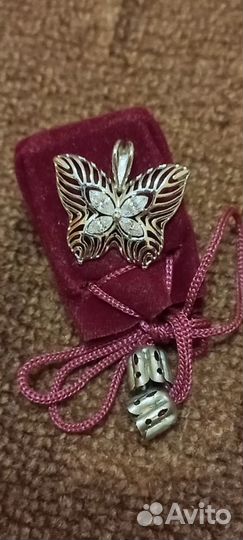 Кулон подвеска серебро