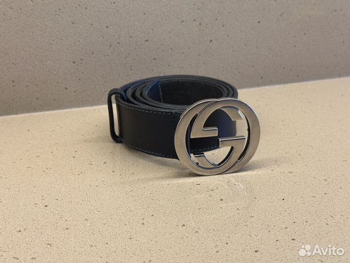 Ремень мужской Gucci черный