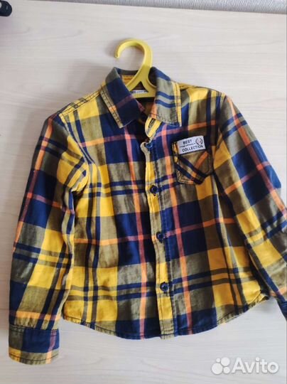 Рубашка на мальчика 86 92
