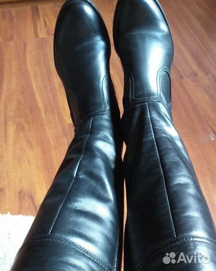 Сапоги зимние н/кожа 36 р-р, massimo santini