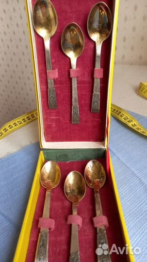 Ложки кофе серебро 875 звезда,6шт-92 грамма б/у