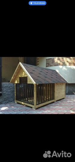 Будка вольер для собаки