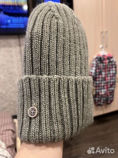 Шапка женская со снудом зимняя