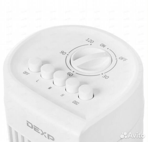 Вентилятор dexp FT-19M белый