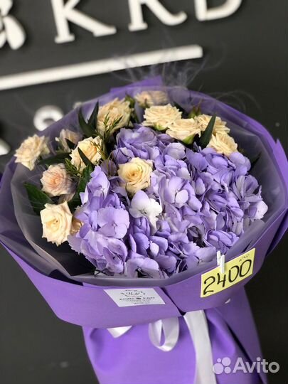 Гортензия. Букет из гортензий