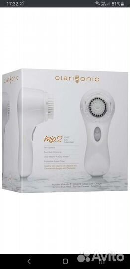 Аппарат для очищения лица. clarisonic mia 2