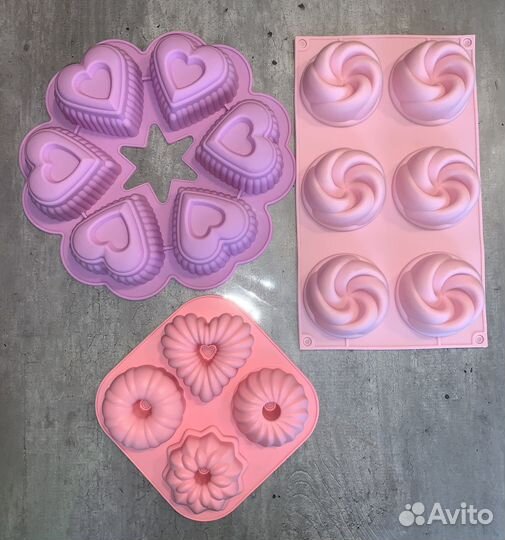 Силиконовые формы для выпечки, новые