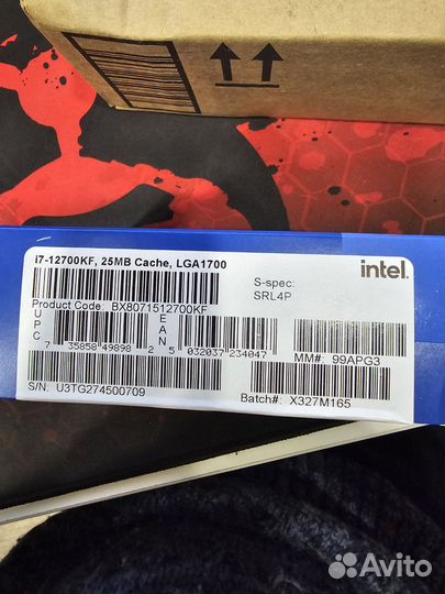 Процессор intel core i7 12700kf BOX