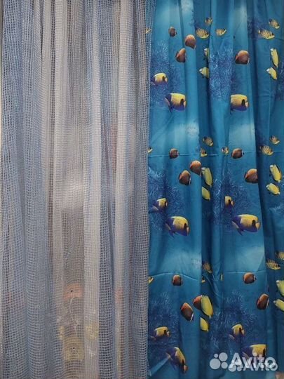 Комплект штора +тюль