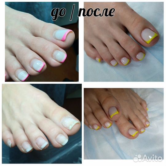 Модель на маникюр, педикюр, наращивание