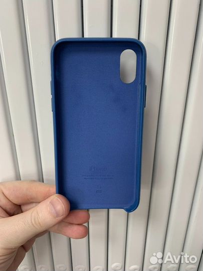 Кожаный чехол iPhone X / Xs