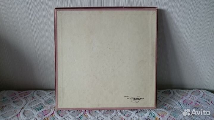 Грампластинки И.С.Бах Органная месса