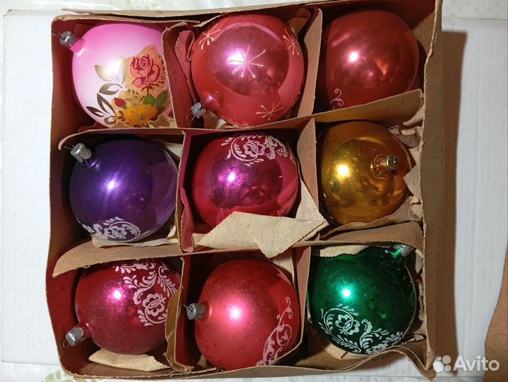 Ëлочные украшения шары