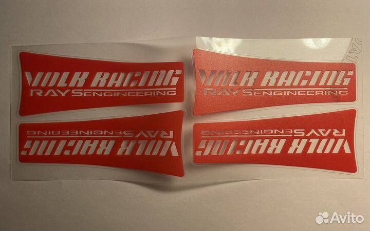 Наклейки Rays Volk Racing, Work